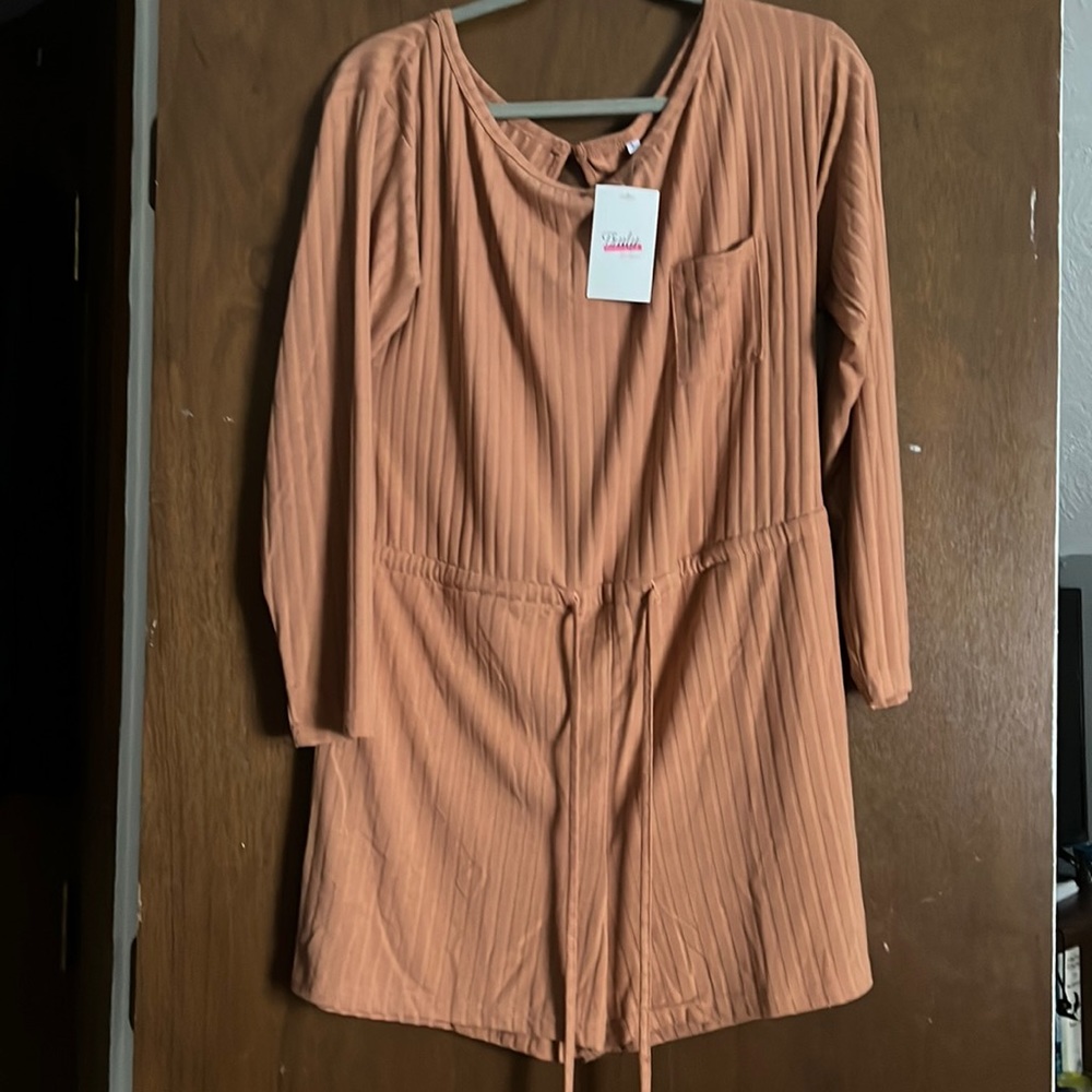 NWT ribbed romper